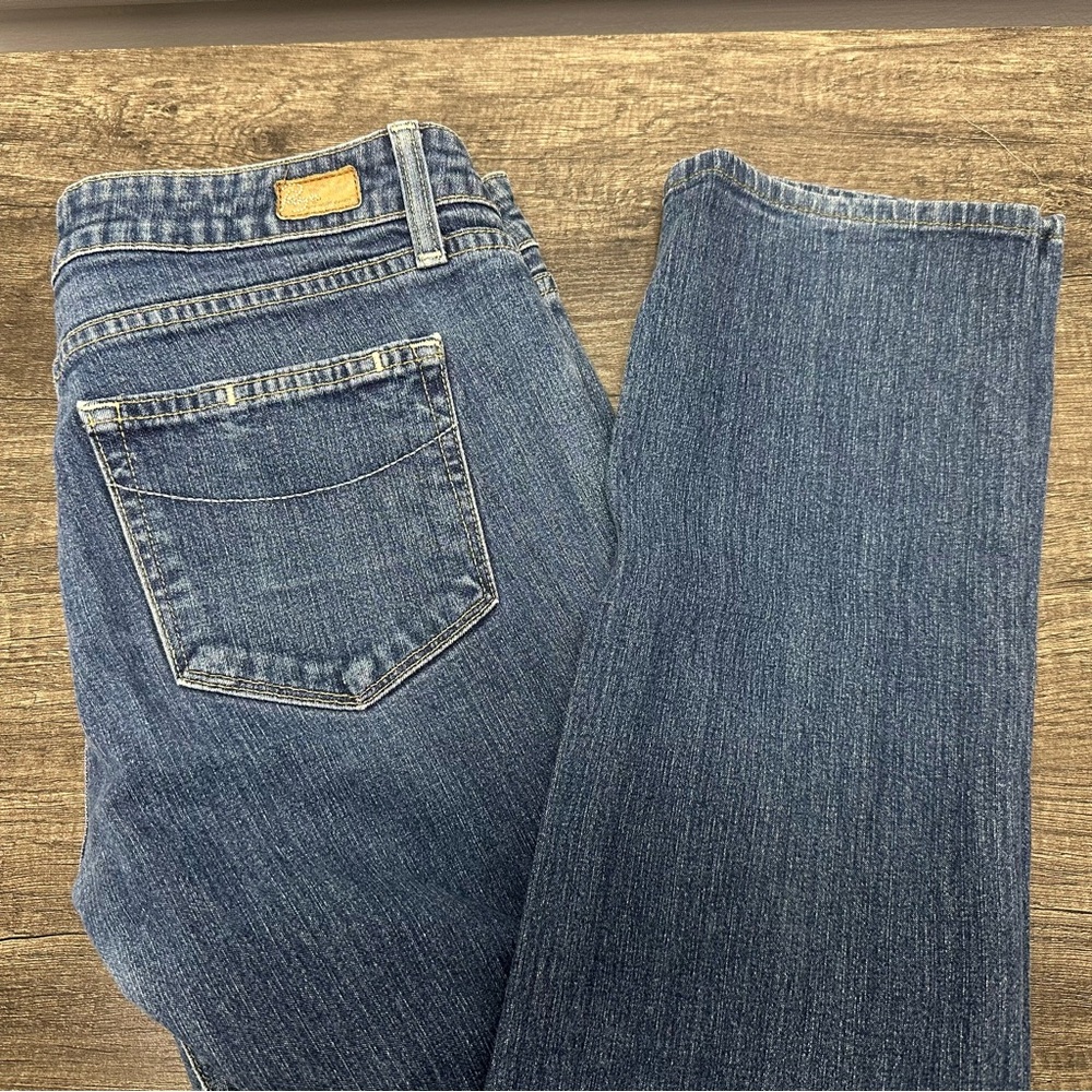 PAIGE Women's Straight Leg Jeans - Medium Blue Wash